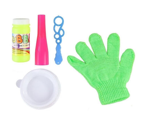 MAGIC CATCHABLE BUBBLE SET KIDS BLOWING BUBBLES BOUNCE CATCH CATCHING GLOVE FUN