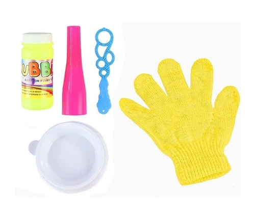 MAGIC CATCHABLE BUBBLE SET KIDS BLOWING BUBBLES BOUNCE CATCH CATCHING GLOVE FUN