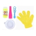 MAGIC CATCHABLE BUBBLE SET KIDS BLOWING BUBBLES BOUNCE CATCH CATCHING GLOVE FUN