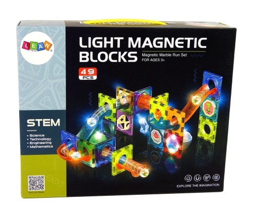 Luminous Slide For Balls Magnetic Blocks 49 Elements