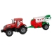 Farm Tractor With Red Sprayer