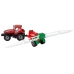 Farm Tractor With Red Sprayer