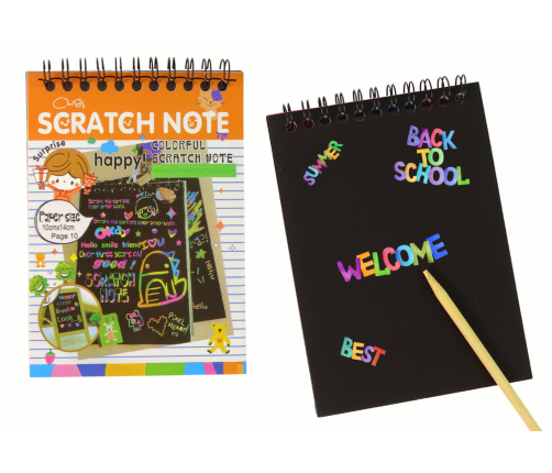 Scratchboard Notes For Kids Orange