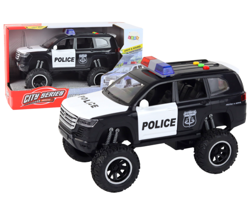 Driving Offroad Raptor Police Black Opening Door Sound Light