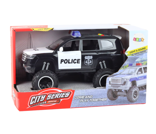 Driving Offroad Raptor Police Black Opening Door Sound Light