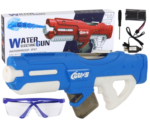 Large Blue Water Gun 750ml  Glasses