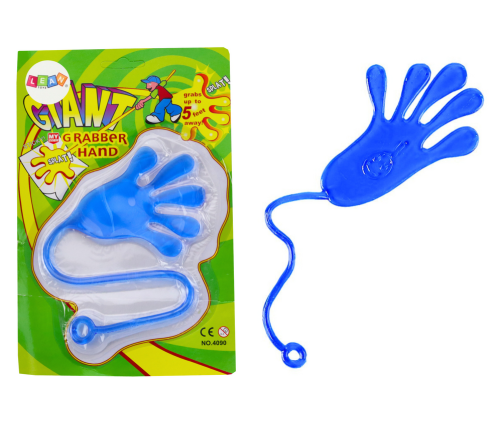 Sticky Hand Elastic Slime Blue