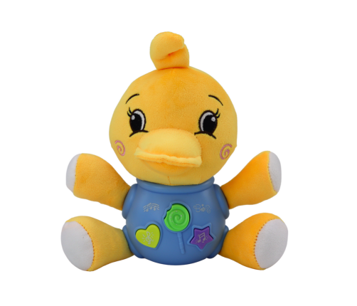 Plush Duck Interactive Plush Yellow Playing 19 cm