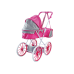 Doll Stroller Metal Bag Big Wheels Pink