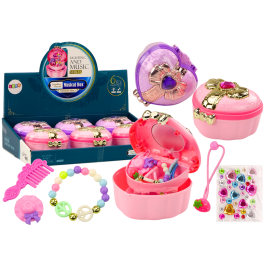 Set: Chest, Heart box, Jewelry box, Accessories MIX