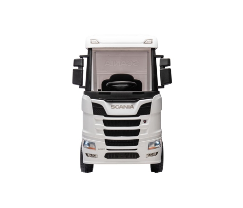 Детский электрический грузовик  Scania 500R HL698 White