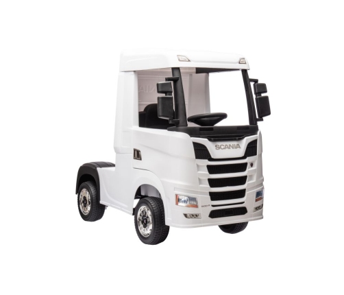 Детский электрический грузовик  Scania 500R HL698 White