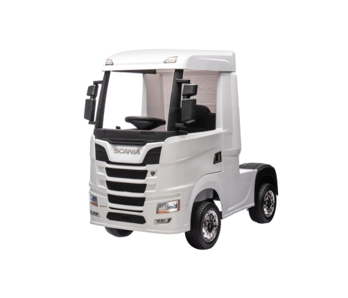 Детский электрический грузовик  Scania 500R HL698 White