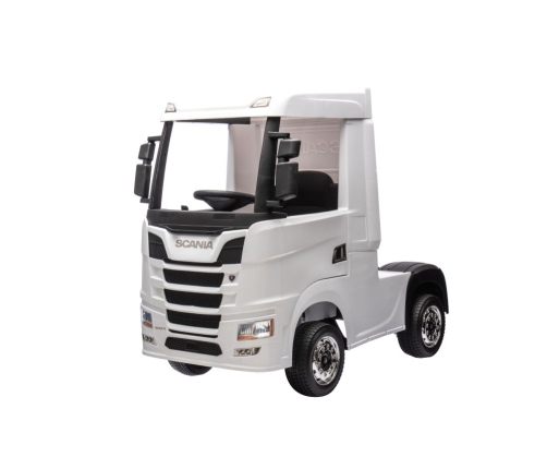 Детский электрический грузовик  Scania 500R HL698 White