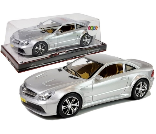 Racing Car with Tension 1:18 Silver