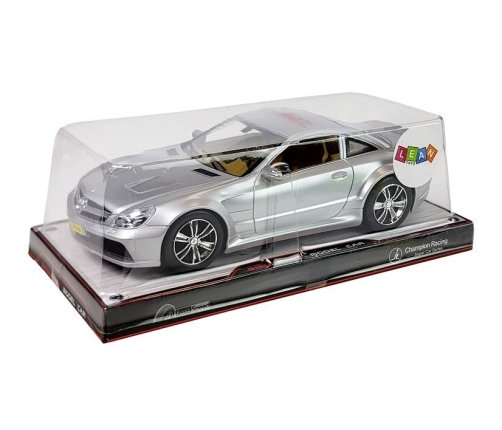 Racing Car with Tension 1:18 Silver