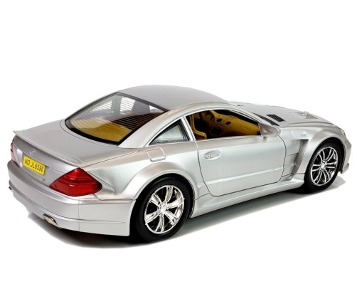 Racing Car with Tension 1:18 Silver