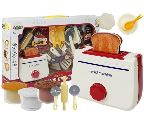 Play Dough Toaster Set 4 Colors 2 Designs