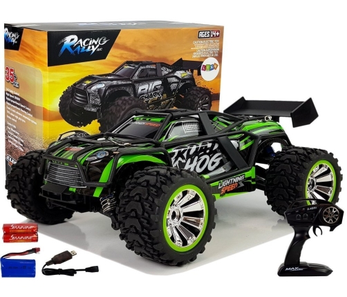 Off-Road Remote Controlled Green 2.4G 1:18 35 km/h Speed Control