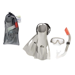 Diving Kit Gray Mask, Fins, Tube Bestway 25020