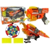 Dinobots 2 in 1 Dinosaur Shotgun Orange Velociraptor Shield