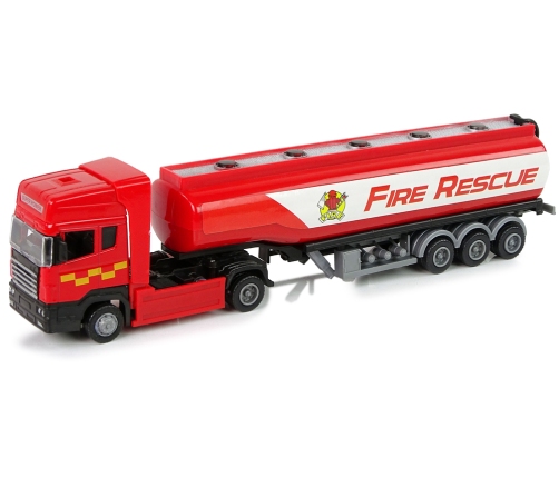 Red Fire Brigade Tank Truck 30 cm Long