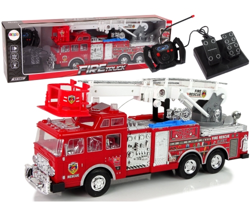 Remote Controlled Fire Station Gas Pedal Brake Remote Control Sound