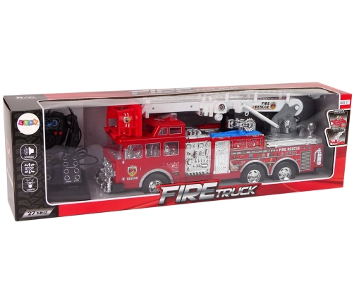 Remote Controlled Fire Station Gas Pedal Brake Remote Control Sound