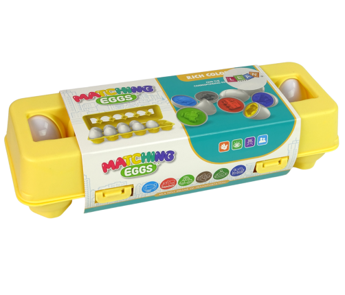 Creative Jigsaw Puzzle Sorter  Eggs 12 pieces with vehicle patterns