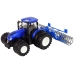 Remote Controlled Tractor 1:24 Blue Plough Metal