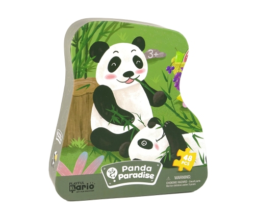 Bamboo Forest Panda Puzzle 48 Elements