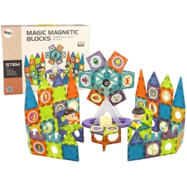 3D Magnetic Building Blocks Ferris Wheel 155 pieces