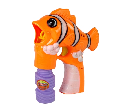 Orange Fish Soap Bubble Machine