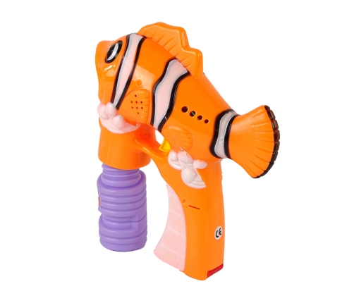 Orange Fish Soap Bubble Machine