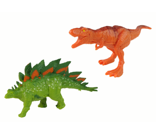 Dinosaurs Figures Set Car Rocket Green