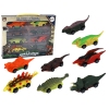 Set of springs, Dinosaurs, Colorful cars, 8 pieces