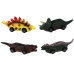 Set of springs, Dinosaurs, Colorful cars, 8 pieces