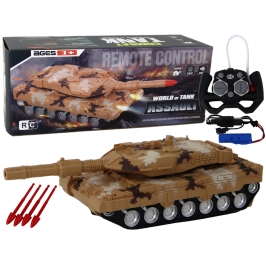 Remote Controlled RC Tank 27MHz Yellow