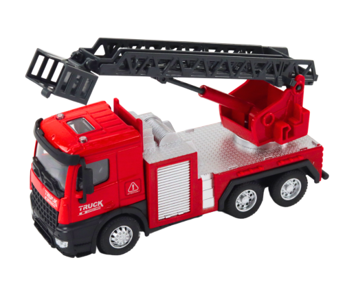 Fire Truck With Adjustable Boom Red