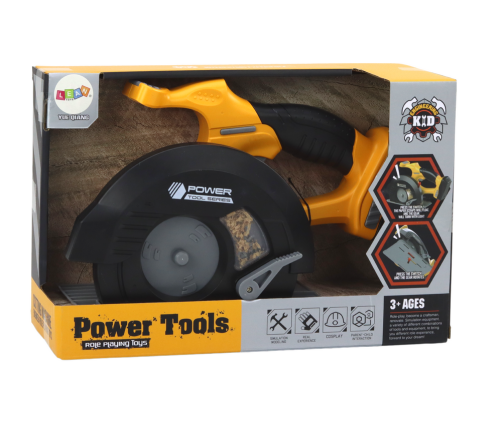 Toy Circular Saw Tool Yellow Sounds