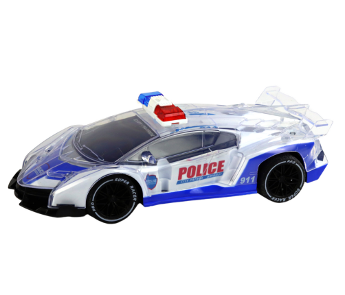 Police Sports Car Remote Controlled RC Scale 1:16 Lights