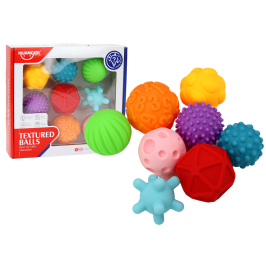 Set of Sensory Balls Various Textures 8 Colorful Pieces