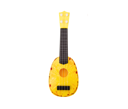 ﻿﻿Ukulele For Children Mini Guitar 4 Strings Pineapple Theme Yellow Guitar 15″