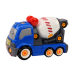 Cartoon Concrete Mixer Truck For Turning DIY Blue