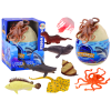 Egg With Figurines of Sea Animals Plants Octopus 26 El