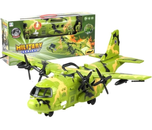 Huge Military Aircraft 55cm with Accessories