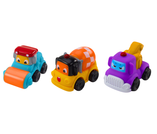 Construction Vehicle Set for Toddlers Rubber Soft