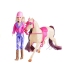 Doll and the Horse in the Barn Set + Accessories White