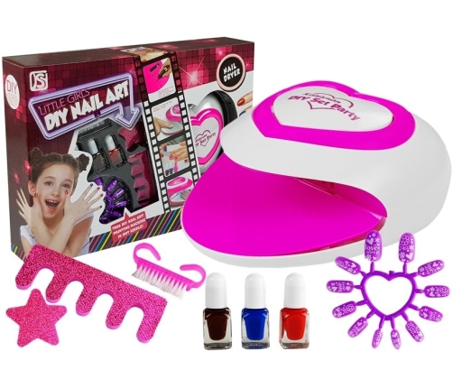 Children's Nail Polish Set + Nail Lamp