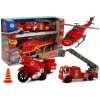 Set of Fire Brigade Vehicles Helicopter Motor Light Sounds